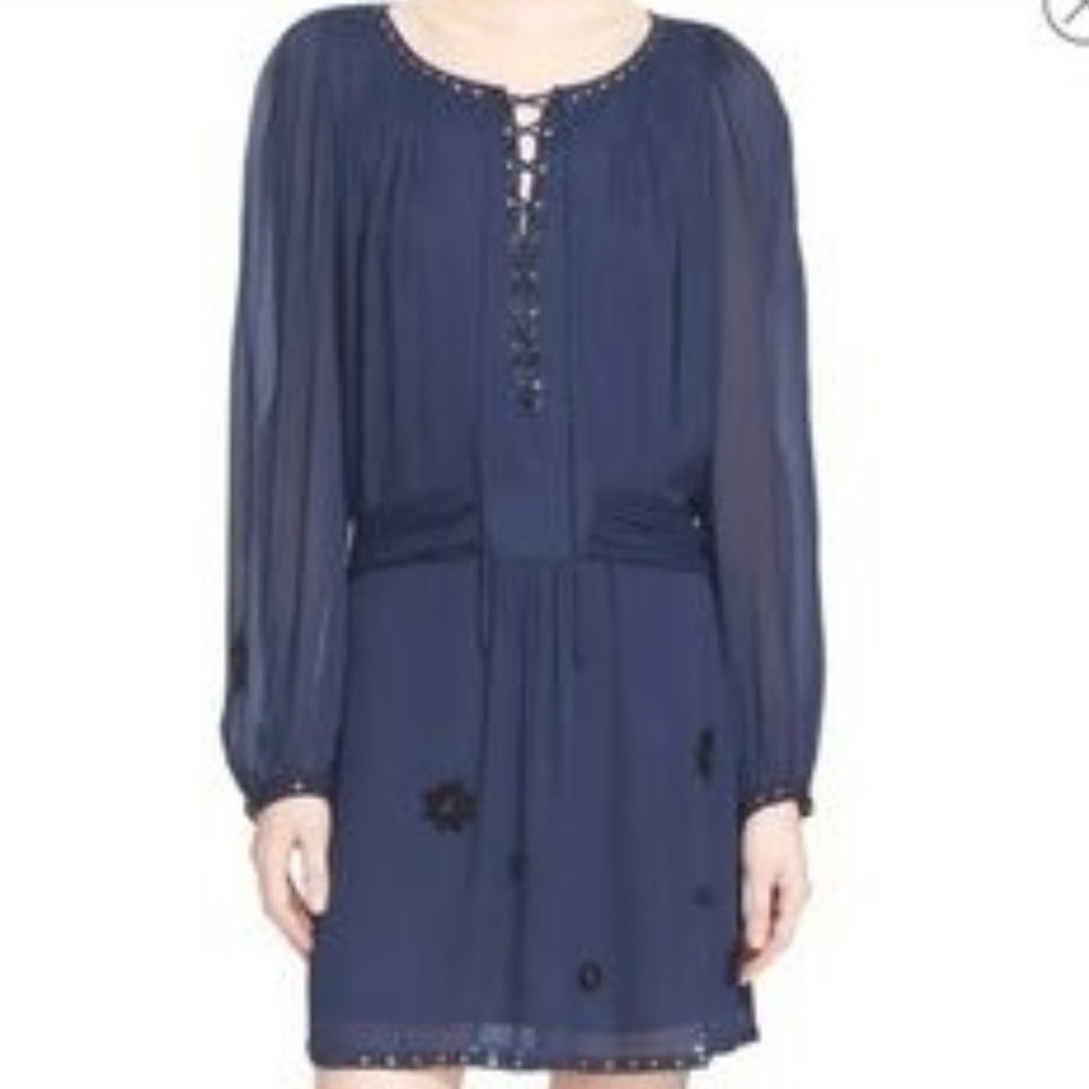 ZADIG & VOLTAIRE flawed long sleeve dress
